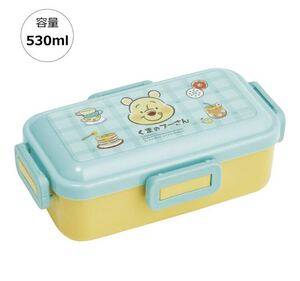 新品　未開封　プーさん　弁当箱 ランチボックス スケーター 抗菌 ふんわり盛れる 女性用 子供 ドーム型フタ