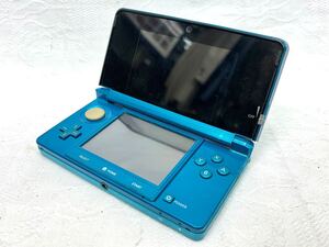 1円〜 Nintendo ニンテンドー3DS CTR-001 ゲーム機 任天堂 DS 本体 アクアブルー 玩具 オモチャ 当時物 ゲーム 電化製品