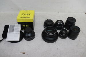 Y08/945 Nikon TC-E2 等 Tele/Wide Converter テレ/ワイドコンバージョンレンズ カメラ/ビデオカメラ用 7点セット 現状品