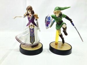 任天堂　アミーボ　スマッシュブラザーズ　リンク・ゼルダ　本体のみ　現状販売品　amiibo　同梱OK　1円スタート★H