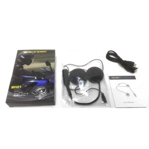 ★新品 送料220円★限定★2輪アクセサリー バイクパーツ Bluetooth ヘルメット ヘッドセット ワイヤレス 最大8時間 通話可能 MH01