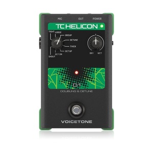 ボーカルエフェクター TCヘリコン TC-HELICON VoiceTone D1 ボーカル エフェクター ダブリング エコー