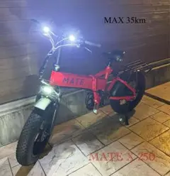 数量限定カラー MATE X リミッター解除済 MAX35km スロットルお渡し