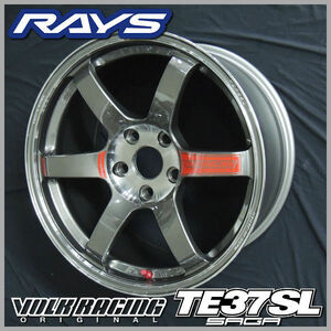 在庫有り 4本SET 送料無料 RAYS レイズ VOLK ボルクレーシング TE37 SAGA SL PG プレスドグラファイト 18inch 8.5J +45 5穴 PCD100