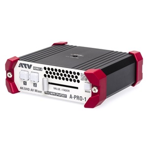 ビデオスイッチャー ATV A-PRO-1 Ver.2 HDMI2.0 2ch 4K 1M/E AV Mixer コンパクトAVミキサー