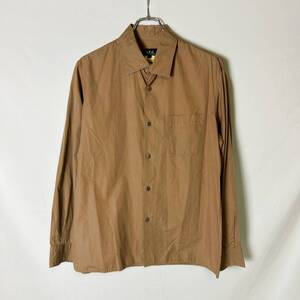 フランス製 正規品 A.P.C. made in france アーペーセー ボックスシルエット 長袖シャツ ブラウン系 3