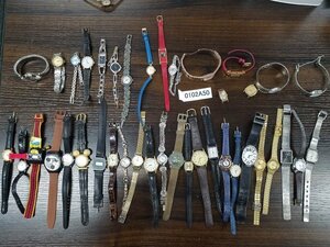 0102A50　腕時計　ジャンク品　おまとめ40点　Q&Q　QUARTZ　、CITIZEN など ※動作未確認