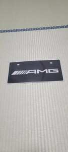 ☆最終値下げ☆　へメルセデスベンツ 　AMG　ディーラー 新車展示用　 非売品 　ナンバープレート　 マスコットプレート 
