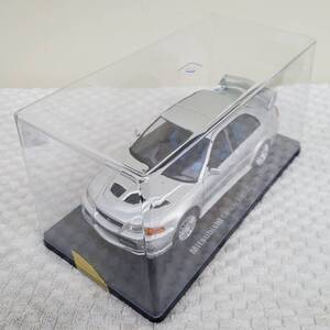 専用ケース付 ドア未開封 現状品 アシェット 1/24 国産名車コレクション 三菱 ランサーエボリューション Ⅵ ミニカー 車プラモデルサイズ 