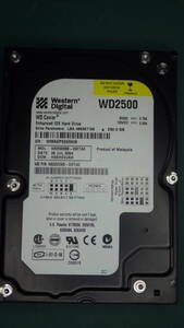 WD HDD 3.5int UltraATA WD2500BB-00FTA0 250GB 動作確認済 送料無料(250004)