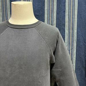50s hanes windshield raglan long sleeve sweat shirt 50年代 ヘインズ ウインドシールド アメリカ製 スウェット 黒 60年代 60s