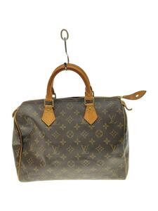 LOUIS VUITTON◆1)スピーディ30_モノグラム・キャンバス_BRW/PVC/BRW