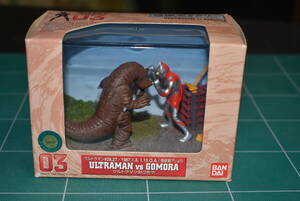 Qo829 Ultraman VS Gomora Diorama BANDAI Special Screen Gallery 03 ウルトラマン対ゴモラ ウルトラマン 特撮ギャラリー *60