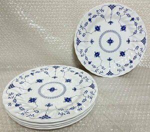 MYOTT Finlandia STAFFORDSHIRE ENGLAND 英国 ミヨット社 プレート 大皿 5枚セット ブロカント イギリスヴィンテージ アンティーク 貴70