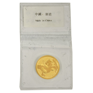 パンダ金貨 10元 1996年 純金 3.1g 1/10oz 金貨 ゴールド 中国 コイン 貨幣