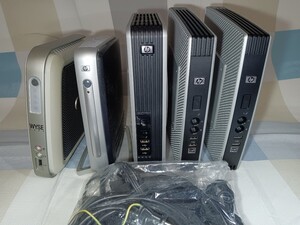 スピンドルレスＰＣ HP Thin Client T5740 T5720 T5000 WYSE VX0 まとめて5台セット ACアダプタ 2種類付（動作未確認）AMD VIA