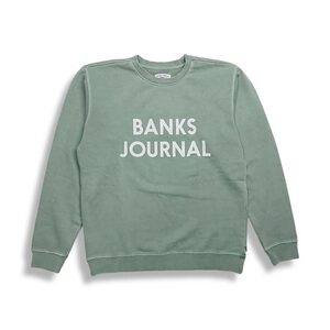 ☆sale/新品/正規品/特価 BANKS JOURNAL ” JOURNAL ” FLEECE | Size：S | Color：Iceberg | バンクスジャーナル ☆