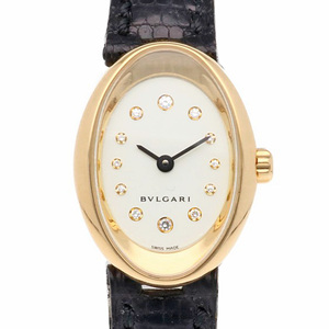 ブルガリ オーバル 腕時計 時計 18金 K18イエローゴールド OV27G クオーツ レディース 1年保証 BVLGARI 中古