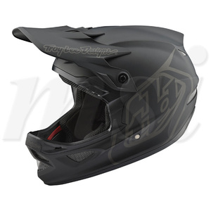 Troy Lee ヘルメット 自転車用 D3 FiberLite Mono マットブラック/M