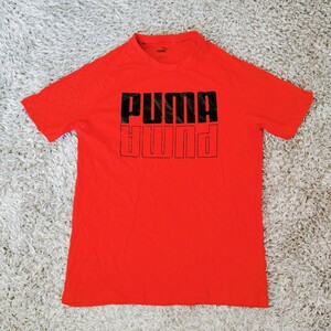 0918／L／PUMA　メンズ　トップス　Ｔシャツ 半袖　赤　レッド