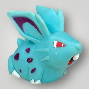 ニドラン「ポケットモンスター ポケモンキッズ」指人形　ソフビフィギュア★サイズ約4.5cm〈ws