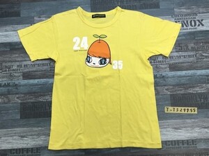 日テレ 24時間テレビ メンズ レディース 第35回 奈良美智プリント チャリTシャツ S 黄色