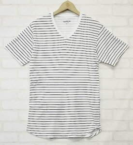 1T7462■nonnative 13ss DWELLER TEE V SS COTTON BORDER JERSEY ノンネイティブ ボーダーTシャツ 2