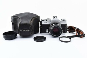 3699 【難あり品(ジャンク）】 Konica FTA Film Camera Hexanon 50mm F/1.8 Lens コニカ MFフィルムカメラ MF単焦点レンズ 0515