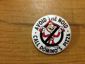 缶バッチ 〔AVOID THE NOID〕 モーター/アドバタイジング カンバッチ アメリカ雑貨 アメリカン雑貨