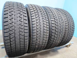 22年製バリ山 225/60R18 100Q ◆ブリヂストン BLIZZAK DM-V3◆ 4本 A1336 スタッドレス