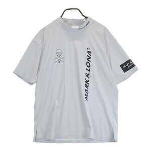 MARK&LONA マークアンドロナ 2022年モデル ハイネック 半袖Tシャツ グレー系 48 [240101294883] ゴルフウェア メンズ