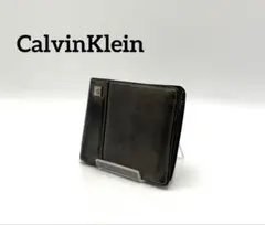 美品✨CalvinKleinカルバンクライン　二つ折り財布　コンパクト　オシャレ