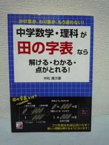 中学数学・理科が「田の字表」なら解ける・わかる・点がとれる! ★ 仲松庸次 ◆ 比例式で解く問題をわかりやすく整理して解くための方法