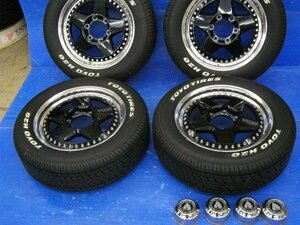 H【3093】RAGNA ZZYZX 17インチ 6.5J+35？ 6H PCD139.7 2022年製 トーヨー H20 215/60R17C 109/107R タイヤホイール4本セット ハイエース