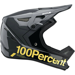 Mサイズ - カービー/チャコール - 100% Status カービー 自転車用 ヘルメット