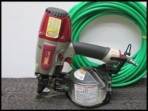 △C) 美品! MAX/マックス 常圧 コイルネイラ 釘打機 CN-565S(FP) 釘打ち/大工工具/建築/組み立て/木工/エアーツール/常圧/エア釘打機