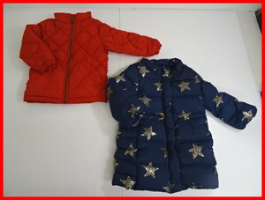 2401★SM-1058★ベビーギャップ babyGAP ジャンパー ①100㎝ ネイビー②95㎝ レッド 2個セット 中古品