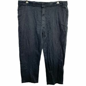 Dickies 874 ワークパンツ W46 ディッキーズ オリジナルフィット ビッグサイズ ブラック 古着卸 アメリカ仕入 2409-41