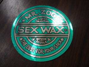 ◆新品U.S.セックスワックス【SEX WAX】輸入ロゴ◎StickerステッカーMG限定◆定形郵便対応