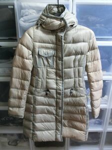 MONCLER HERMINE GIUBBOTTO エルミンヌ キルティング ダウン ジャケット 0 ベージュ #ZIND-14-1279 モンクレール