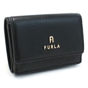 【新品 未使用】フルラ FURLA FURLA CAMELIA ３つ折り財布 小銭入付き ブランド WP00318 ARE000 O6000 NERO ブラック レディース