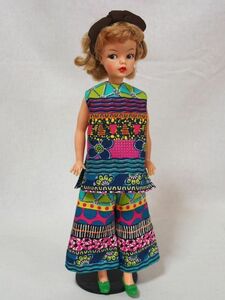 Doll Dressing*ハンドメイド タミーちゃんサイズお洋服セット人形アウトフィット/エスニック衣装/チュニック/パンツ/ドレス/ドール服/tammy