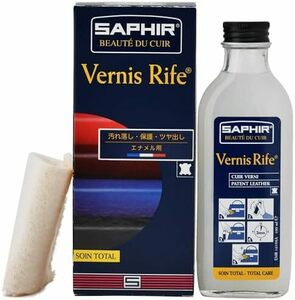 [サフィール] SAPHIR ヴァーニスライフエナメルローション 100ml ヴェルニ 汚れ落とし ツヤ バッグ ハイヒール お手