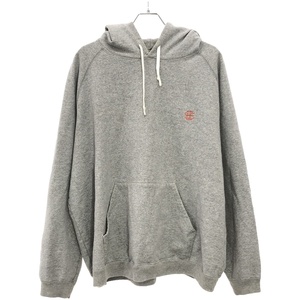 SEE SEE シーシー LOGO HOODIE ロゴ刺繍パーカー グレー L ITB1CMGB9YZ6