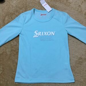 【送料無料】スリクソン（SRIXON）ロングスリーブTシャツ　 Sサイズ 新品 SDF-1128W オパールブルー
