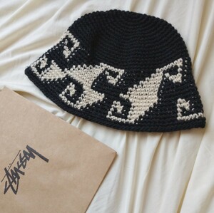 限定◆STUSSY Wave Knit hat limited model ◆ステューシー バケット ニットハット リミテッドモデル★ウェーブ 検 キャップ 帽子