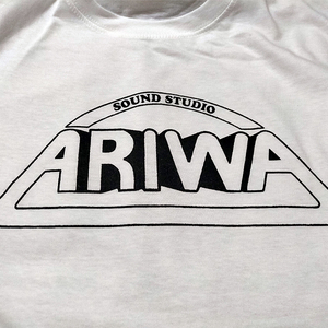 送料無料【ARIWA SOUNDS】 アリワレーベル /ホワイト★選べる5サイズ/S M L XL 2XL/ヘビーウェイト 5.6オンス