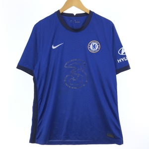 古着 ナイキ NIKE DRI-FIT チェルシーFC 総柄 サッカーユニフォーム ゲームシャツ メンズXL相当 /eaa485644