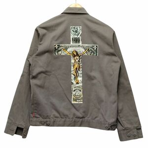 SUPREME シュプリーム 14SS Dead Kennedys Work Jacket デッドケネディ ワークジャケット グレー サイズS 正規品 / 35492