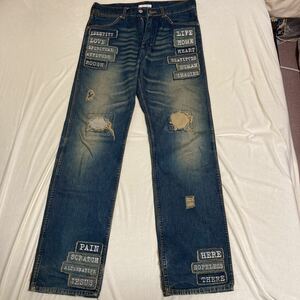 ナンバーナイン NUMBER (N)INE デニムパンツ ダメージジーンズ パンツ no.9 jeans　送料230円